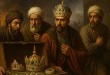 تاج‌ها و جواهرات سلطنتی ایران در حال محافظت توسط ایرانیان خردمند در دوران حملات و جنگ‌ها
